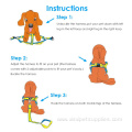 Color Reflective Dog Harness And Leash Set Wholesale